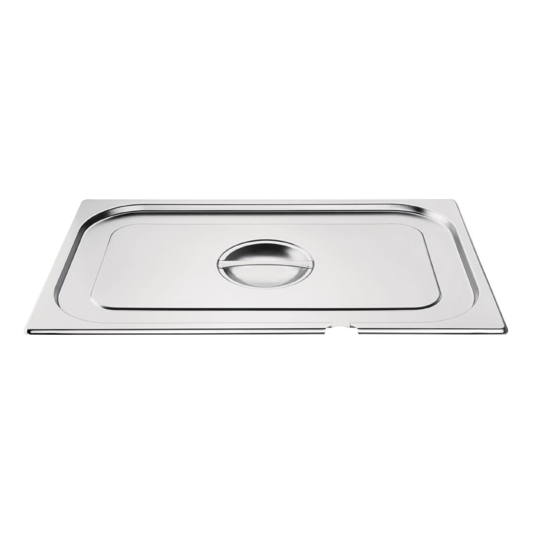 CB170 Vogue RVS deksel met lepeluitsparing GN 1/1