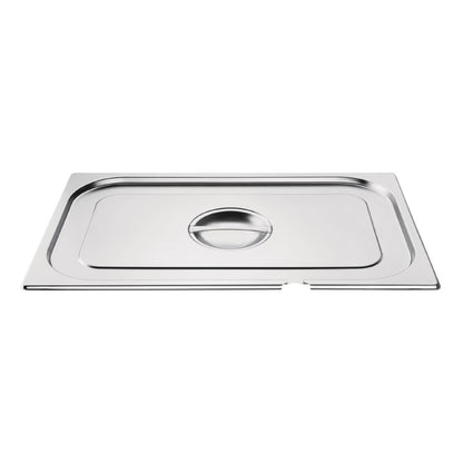 CB170 Vogue RVS deksel met lepeluitsparing GN 1/1