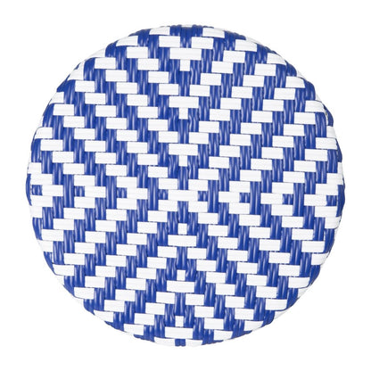 HZ145 Bolero Parijse Stijl PE Rattan Barkrukken Blauw (2 stuks)