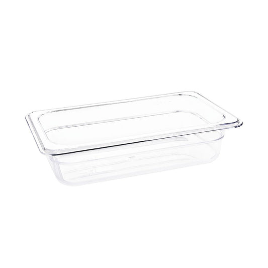U236 Vogue polycarbonaat bak transparant GN 1/4 65mm