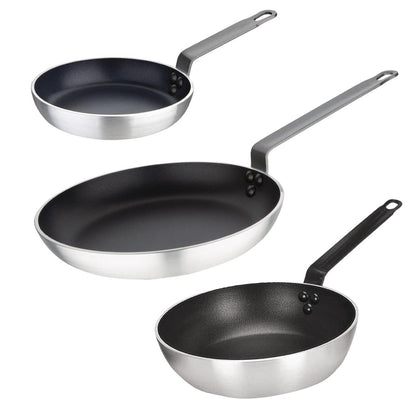 SA691 Vogue Cook Like A Pro 3-Delige Koekenpannen- En Sauteerpannenset Met Antiaanbaklaag