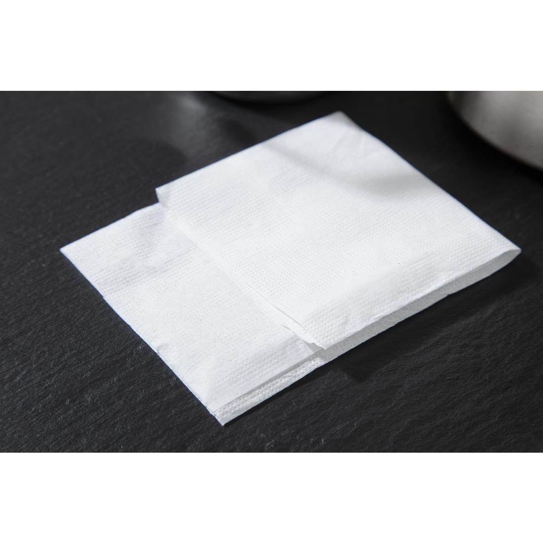 CB392 Servetten 1-laags wit 12x9cm (6000 stuks)