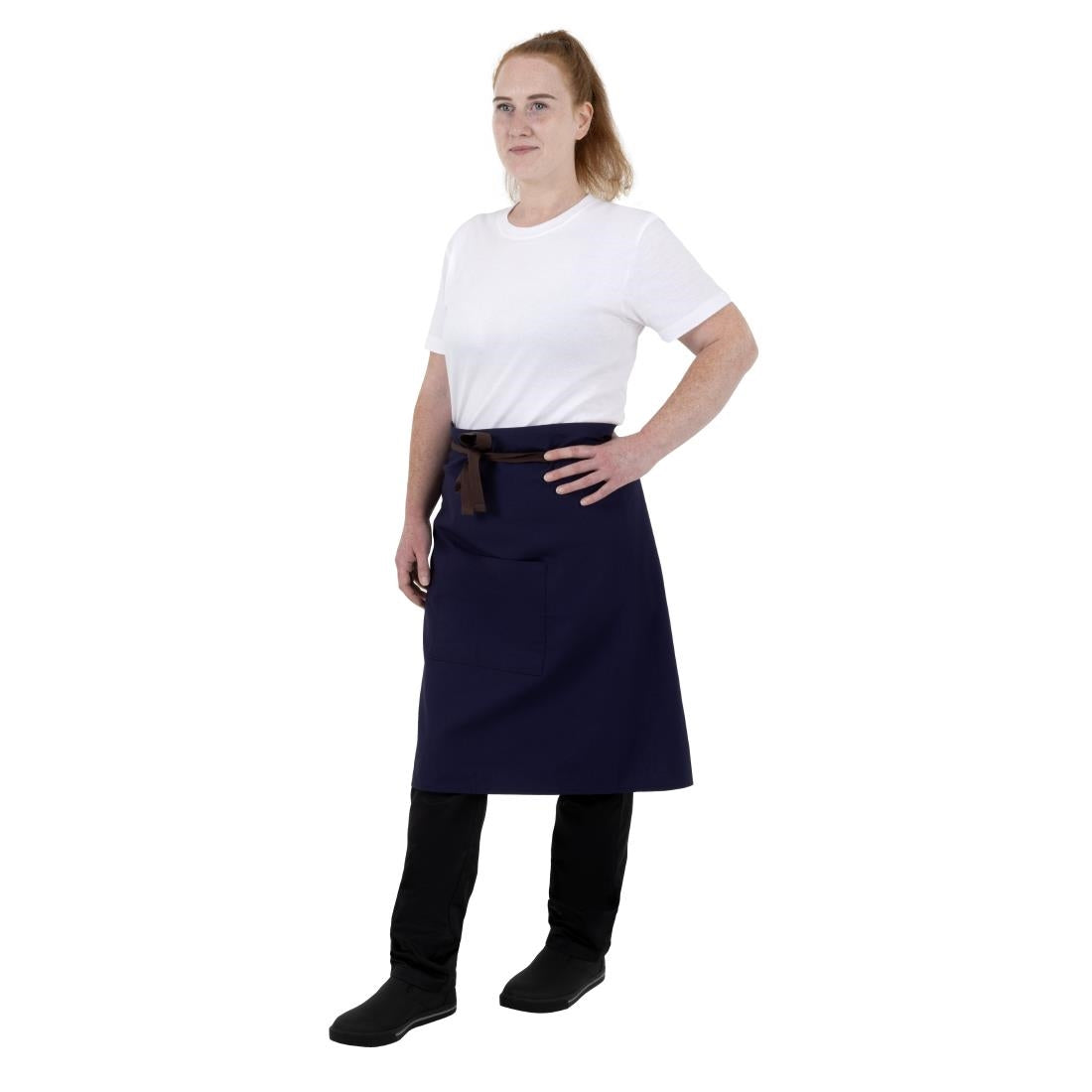 BA165 Southside Katoenen Canvas Bistro Schort Marine