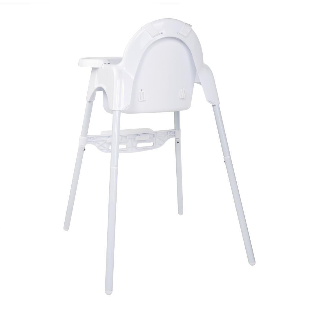 CY599 Bolero RVS & polypropyleen kinderstoel wit