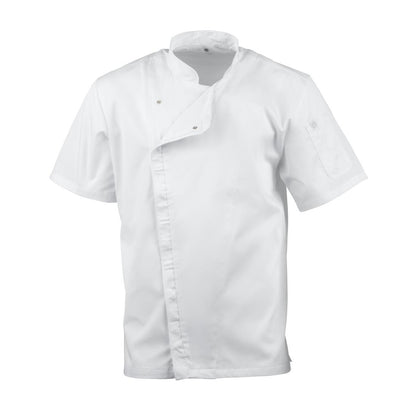 BB669-XXL Chef Works Cannes Koksbuis Met Korte Mouwen, Maat Xxl