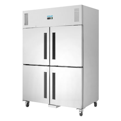 CW195 Polar G-serie Gastro 2-deurs koeling met gedeelde deuren 1200L