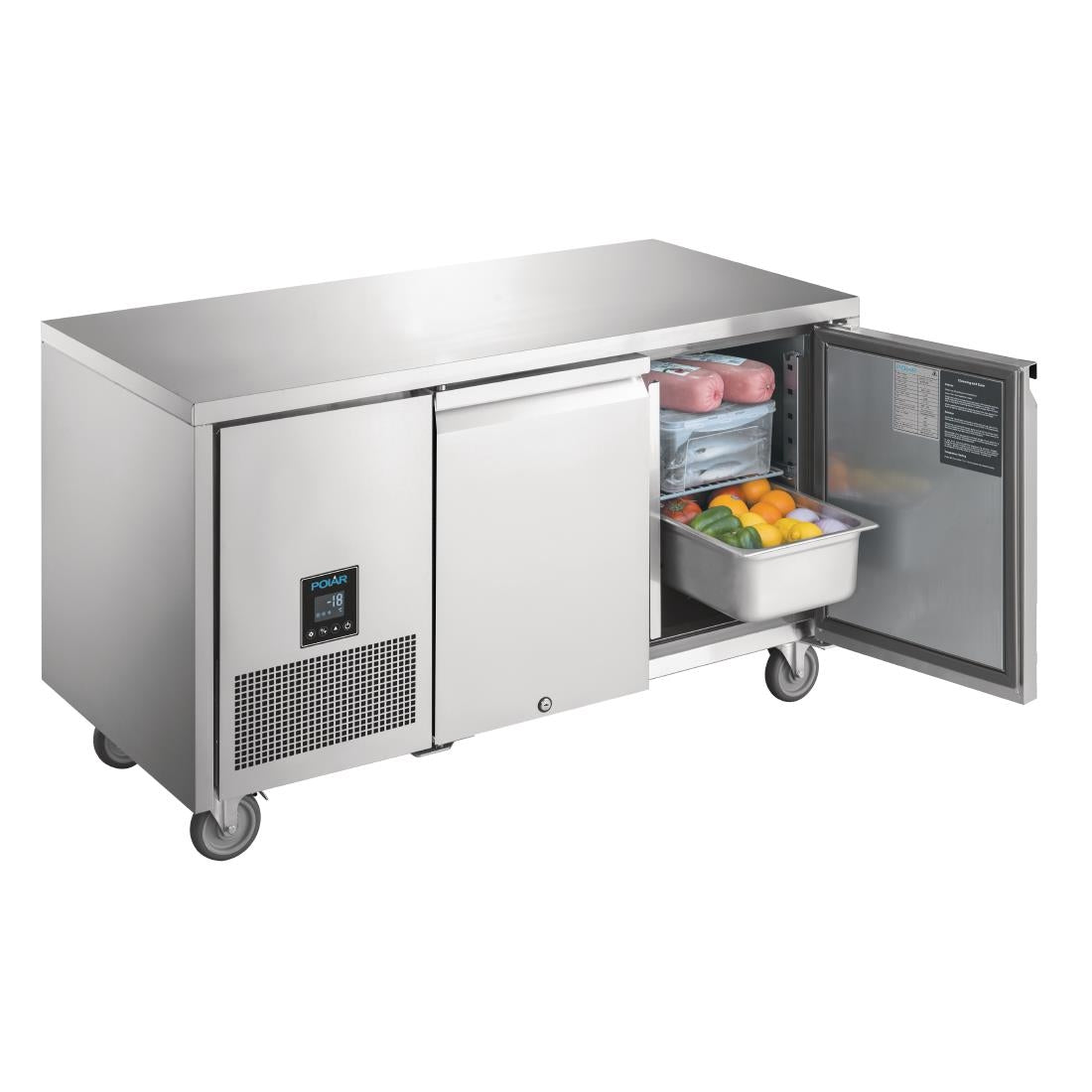 UA006 Polar U-serie premium tweedeurs vrieswerkbank 267L