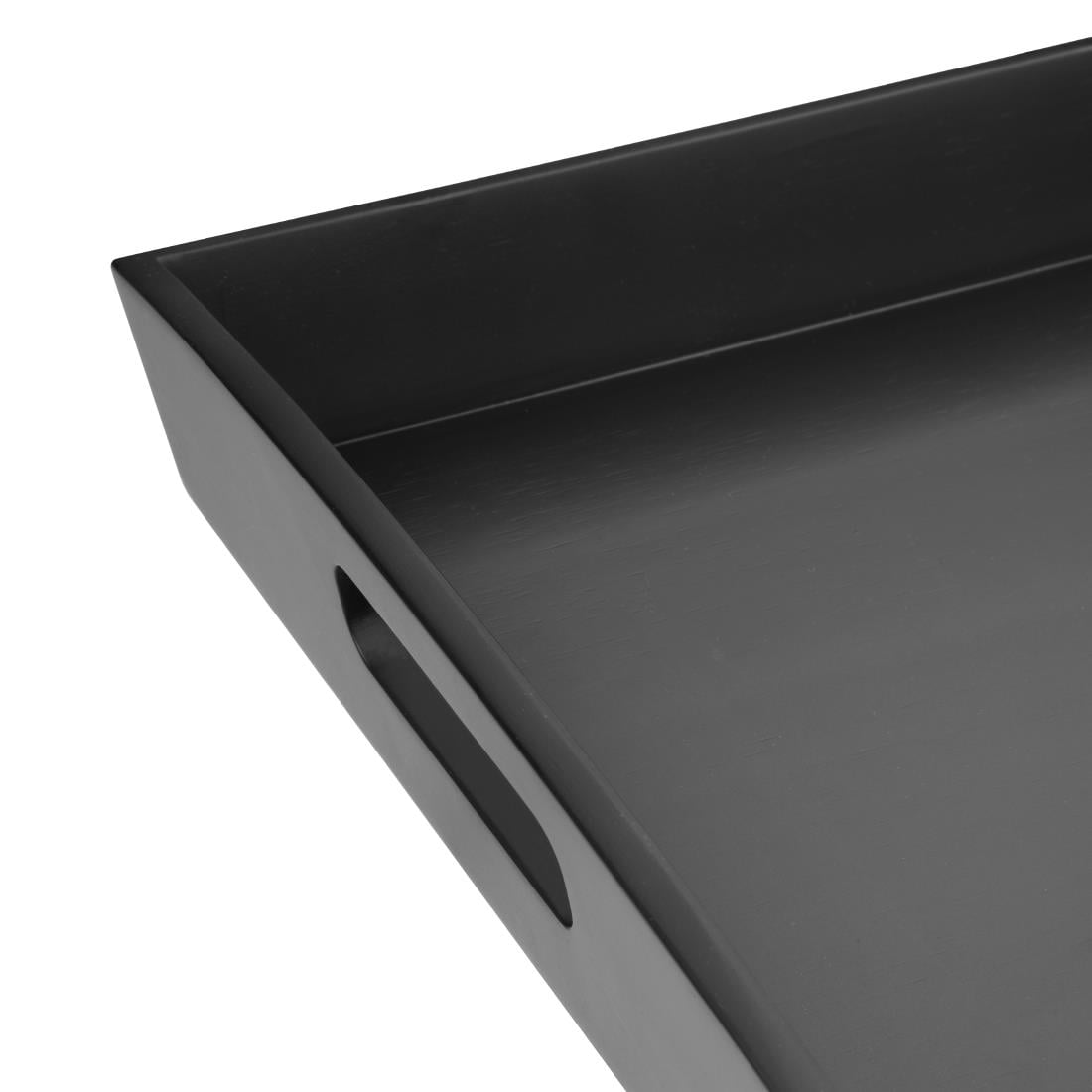 DP883 Olympia Bamboe Zwart Groot Dienblad - 510x350x70mm