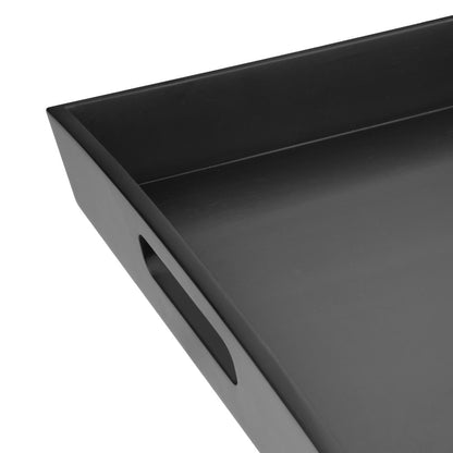 DP883 Olympia Bamboe Zwart Groot Dienblad - 510x350x70mm