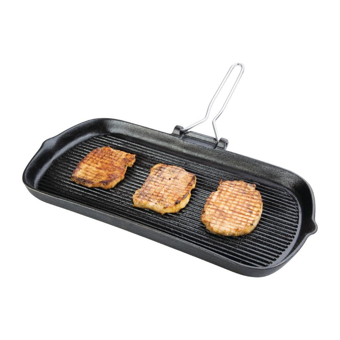 K417 Vogue gietijzeren grillpan 22cm