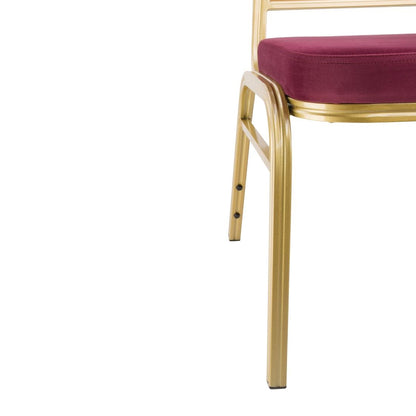 DY695 Bolero Regal stapelstoelen bordeauxrood (4 stuks)