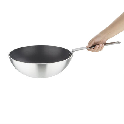 CE165 Vogue anti-aanbak teflon platinum wok 300mm