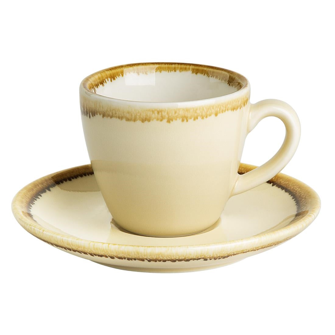 GP328 Olympia Kiln espressokopjes zandsteen 8,5cl (6 stuks)