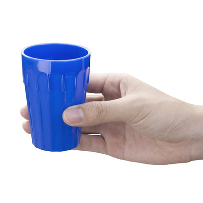 CE272 Olympia Kristallon polycarbonaat bekers 14,2cl blauw (12 stuks)