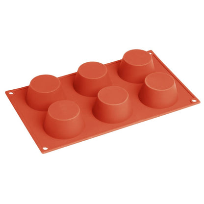JA313 Vogue Silicone Ronde Vorm 6 Cup