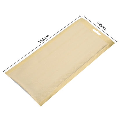 JA020 Vogue goudkleurige vacumeerzakken met reliëf 150x350mm (100 stuks)
