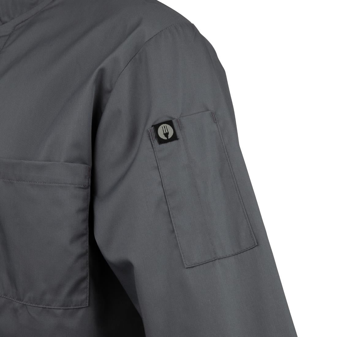 A934-S Chef Works unisex koksbuis grijs S