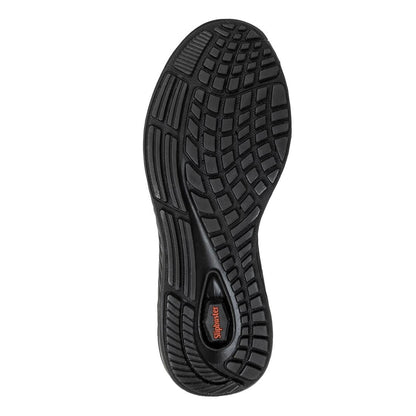 BA063-44 Slipbuster sneakers van gerecyclede microvezels matzwart 44