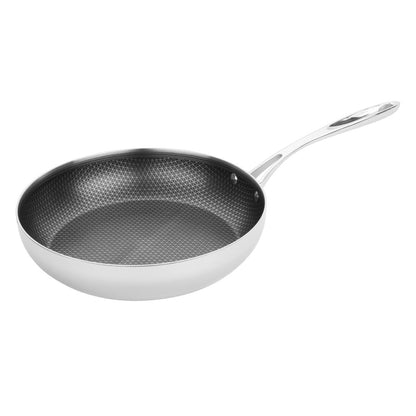GP189 Vogue Tri-Shield Roestvrijstalen Koekenpan met Clad Coating, 28 cm