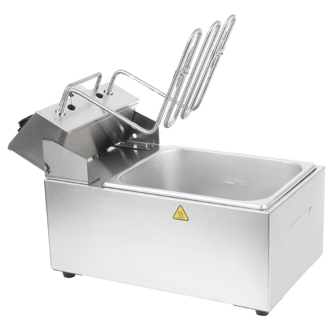 CU622 Buffalo Enkel Elektrische Friteuse met Timer 5Ltr