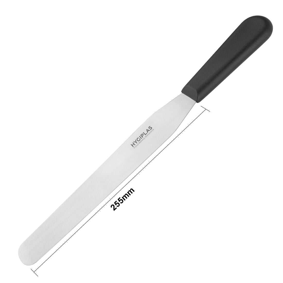 D406 Hygiplas recht paletmes 25,5cm zwart