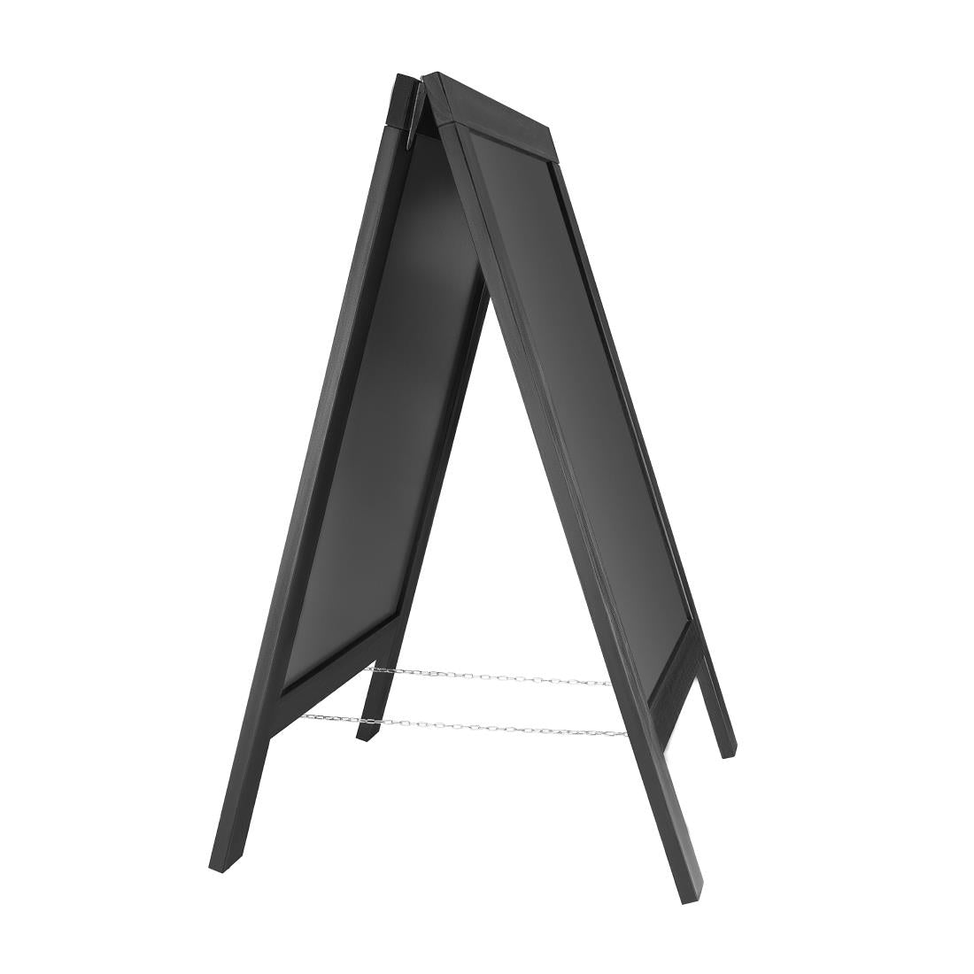 CU993 Olympia stoepplank zwart houten frame 700x1200mm