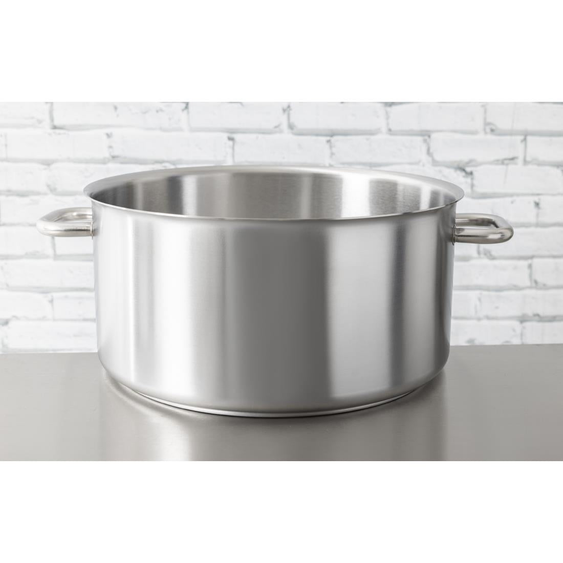 K794 Matfer Bourgeat Excellence RVS inductie lage kookpan 25Ltr