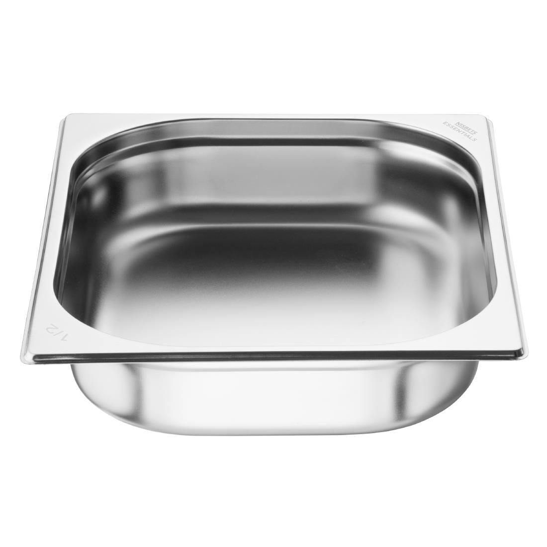 JB371 Nisbets Essentials RVS 1/2 Gastronorm Bak 65mm (3 stuks)