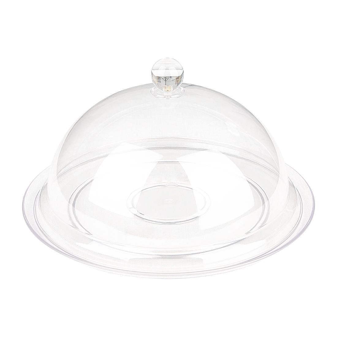 FE470 Olympia Kristallon polycarbonaat cloche transparant 315(Ø) x 125(H)mm
