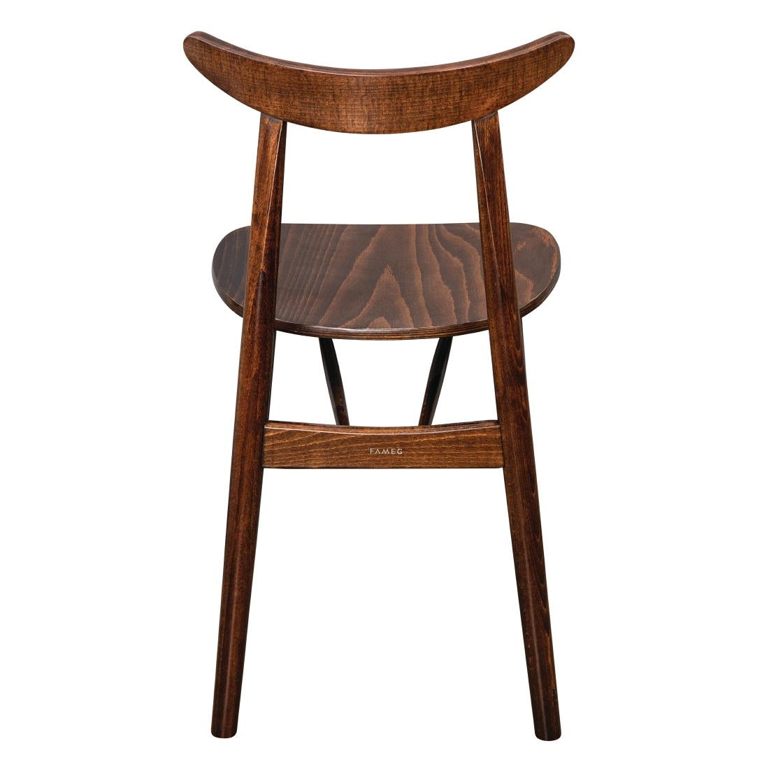 CW008 Fameg Walnoot Bijzetstoel (2 stuks)