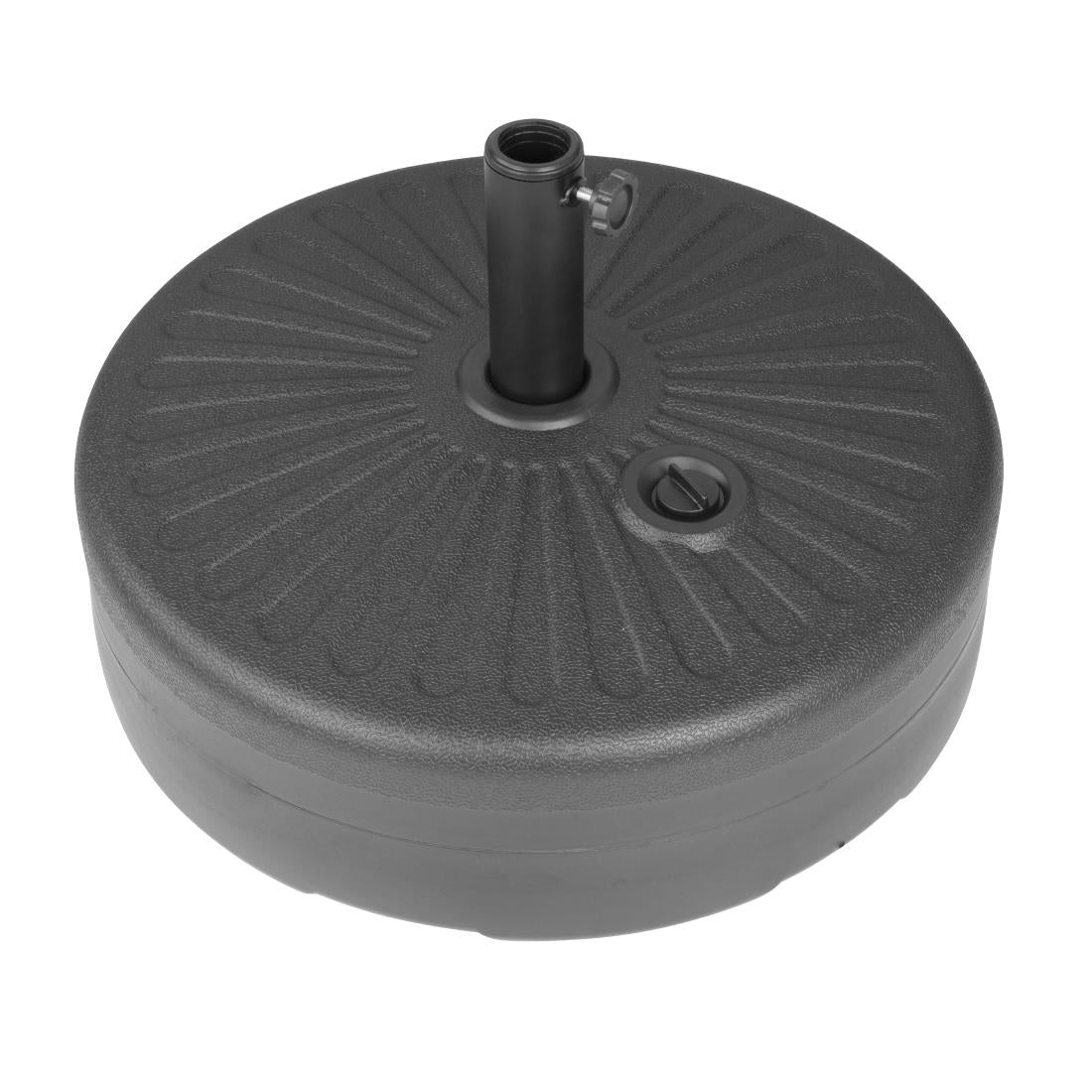 DZ884 Bolero Zwart Kunststof Parasolvoet 40Ltr