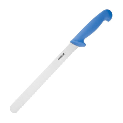 FX120 Hygiplas Slicer Gekarteld Blauw 24.8cm
