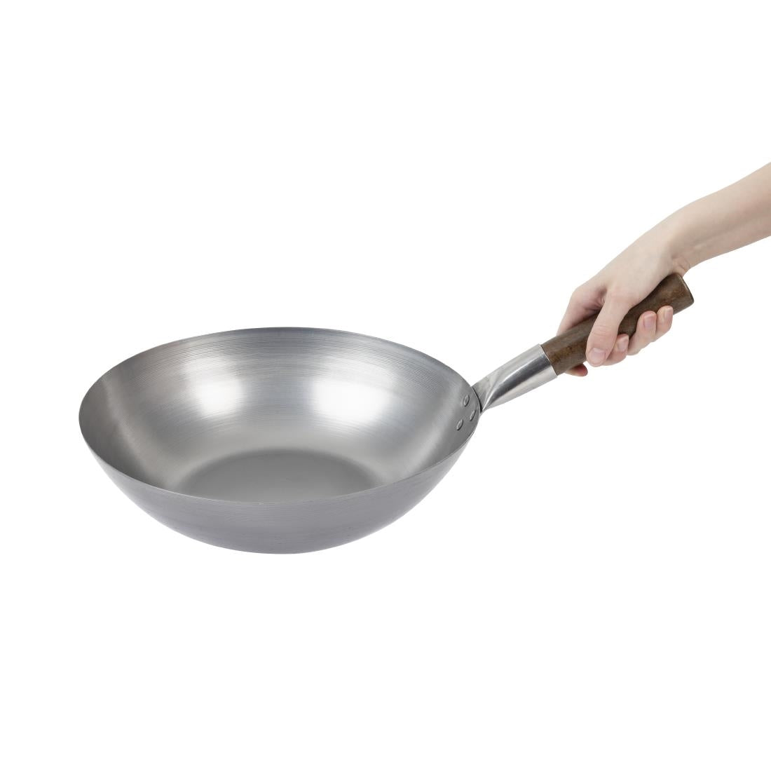 GJ494 London Wok wok met platte bodem 33cm