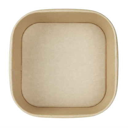 HW018 Fiesta Recycleerbare Vierkante Containerbodems 1400ml (300 stuks)