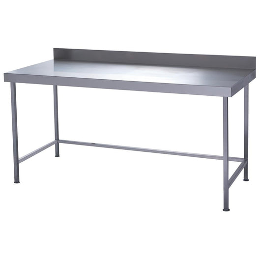 DC598 Parry volledig gelaste roestvrijstalen wandtafel 1200x600 mm