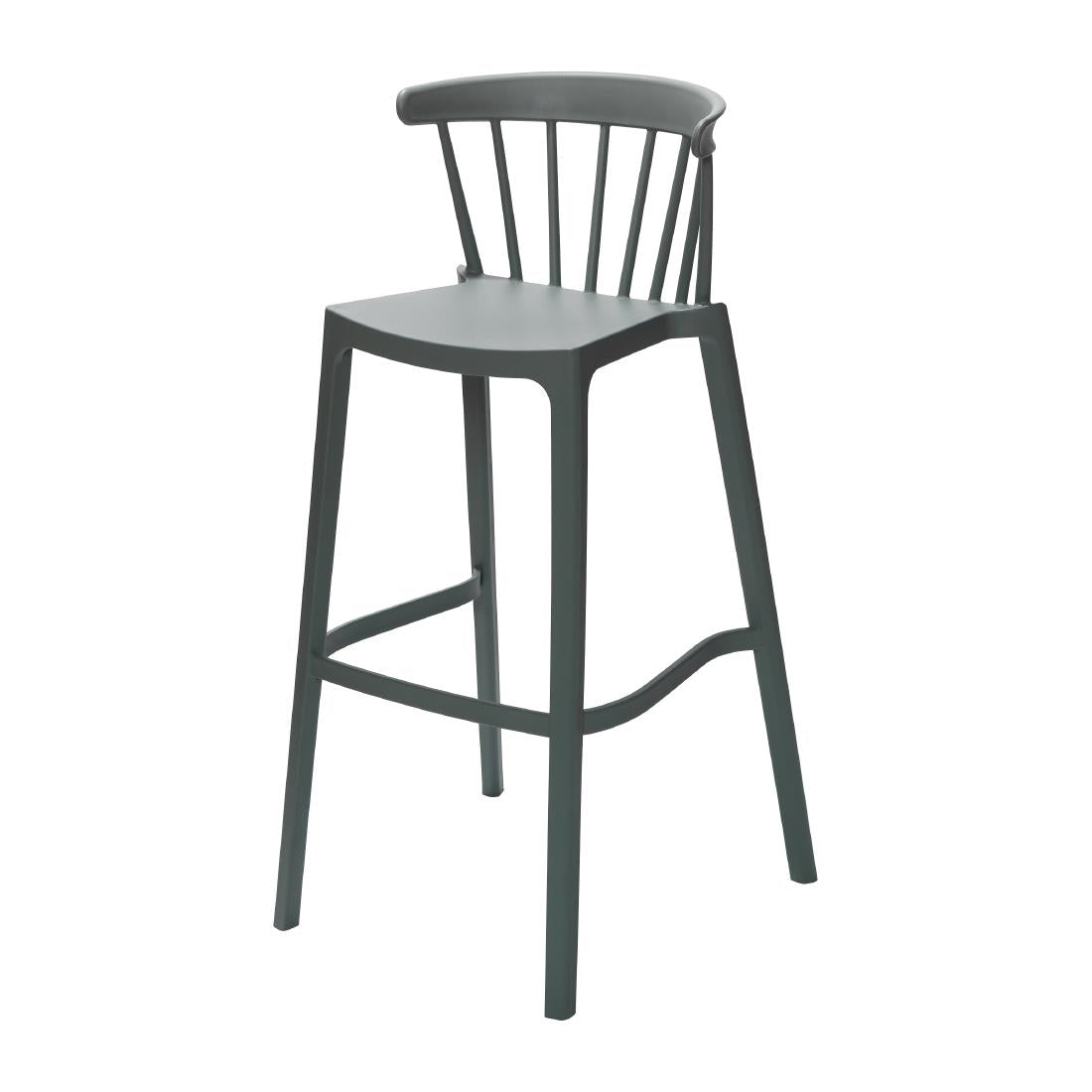 FT976 Windson polypropyleen barkruk groen (4 stuks)