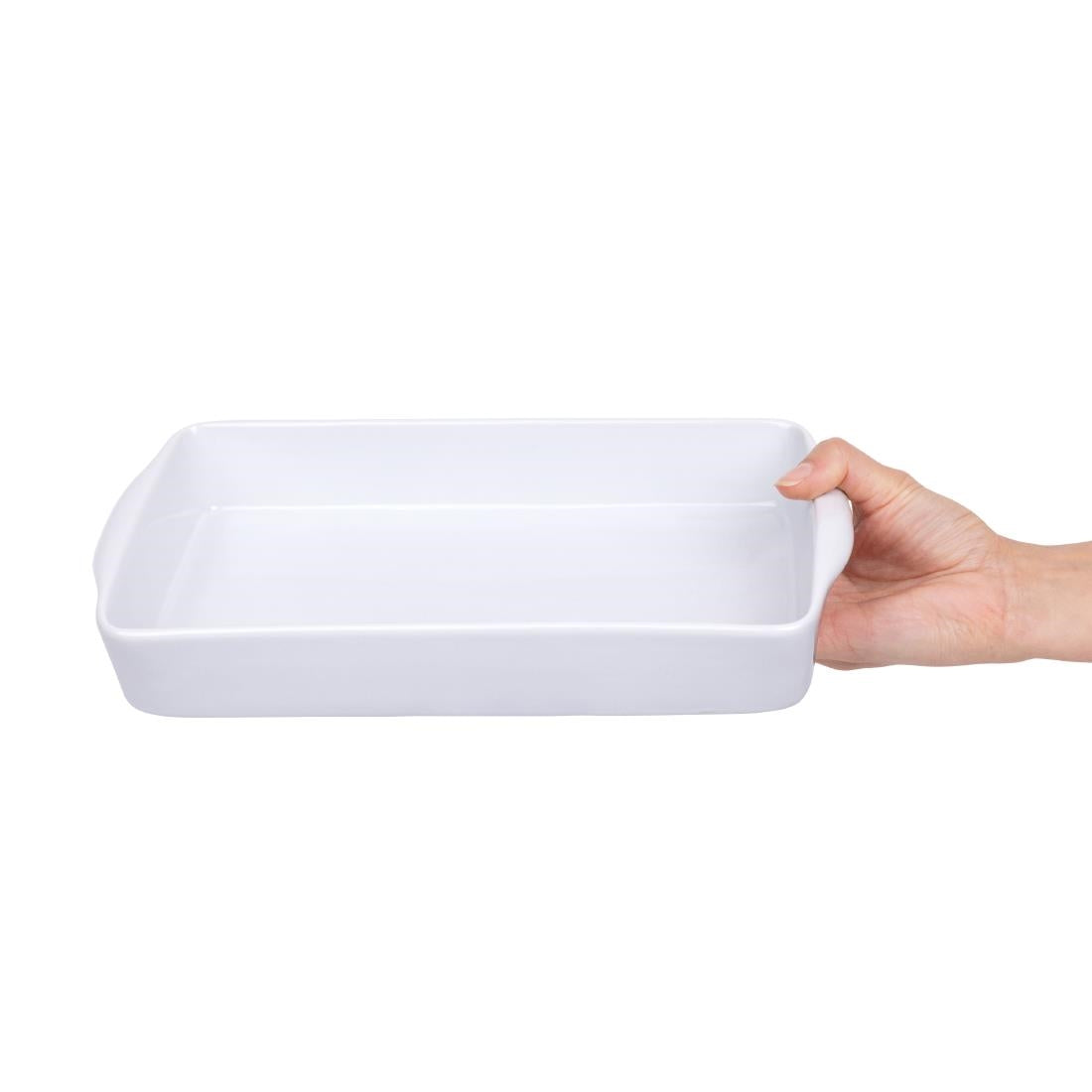 W419 Olympia Whiteware rechthoekige ovenschaal 305x 163mm (6 stuks)