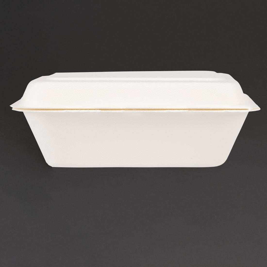 DW248 Fiesta Compostable bagasse maaltijddozen 182mm (250 stuks)