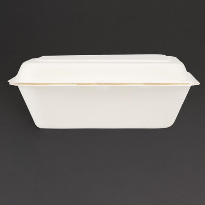 DW248 Fiesta Compostable bagasse maaltijddozen 182mm (250 stuks)