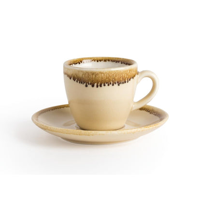 GP329 Olympia Kiln Espressoschotels Zandsteen 11,5cm (6 Stuks)