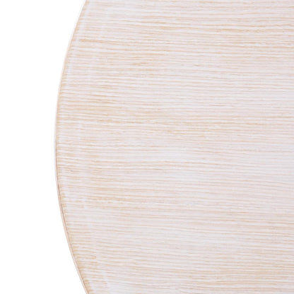 DY729 Bolero voorgeboord rond tafelblad vintage wit 600mm