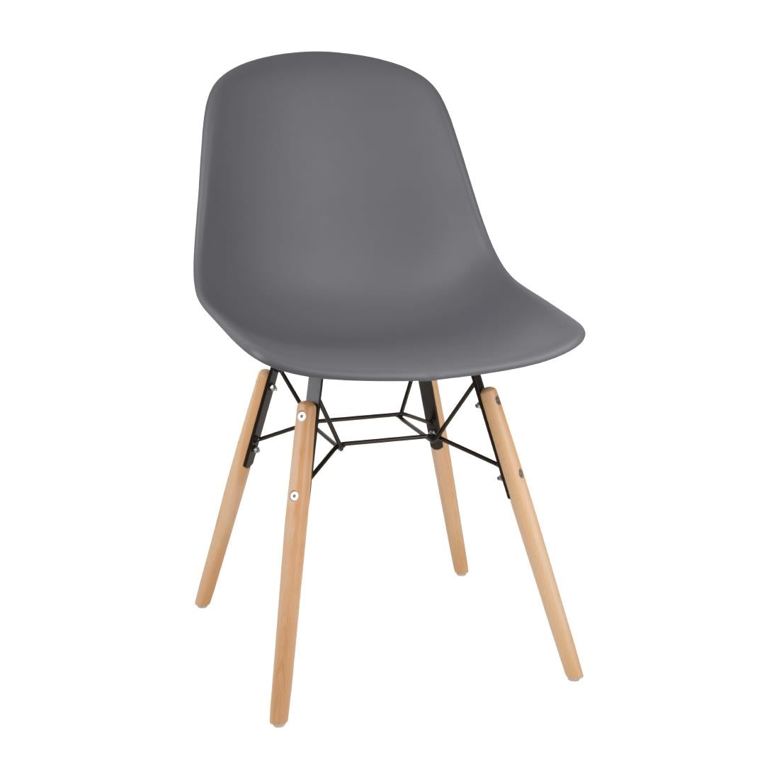 FB815 Bolero Arlo stoelen donkergrijs (2 stuks)