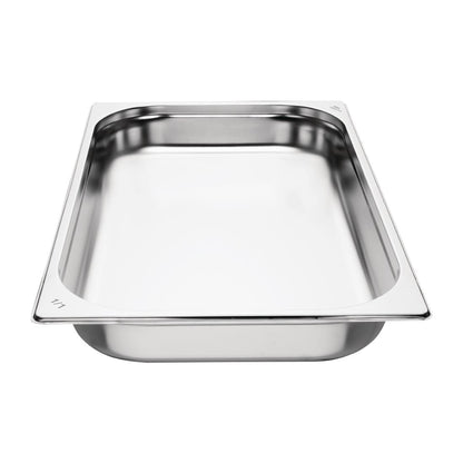 DB881 Nisbets essentials roestvrijstalen gastronorm 65mm (verpakking 3)