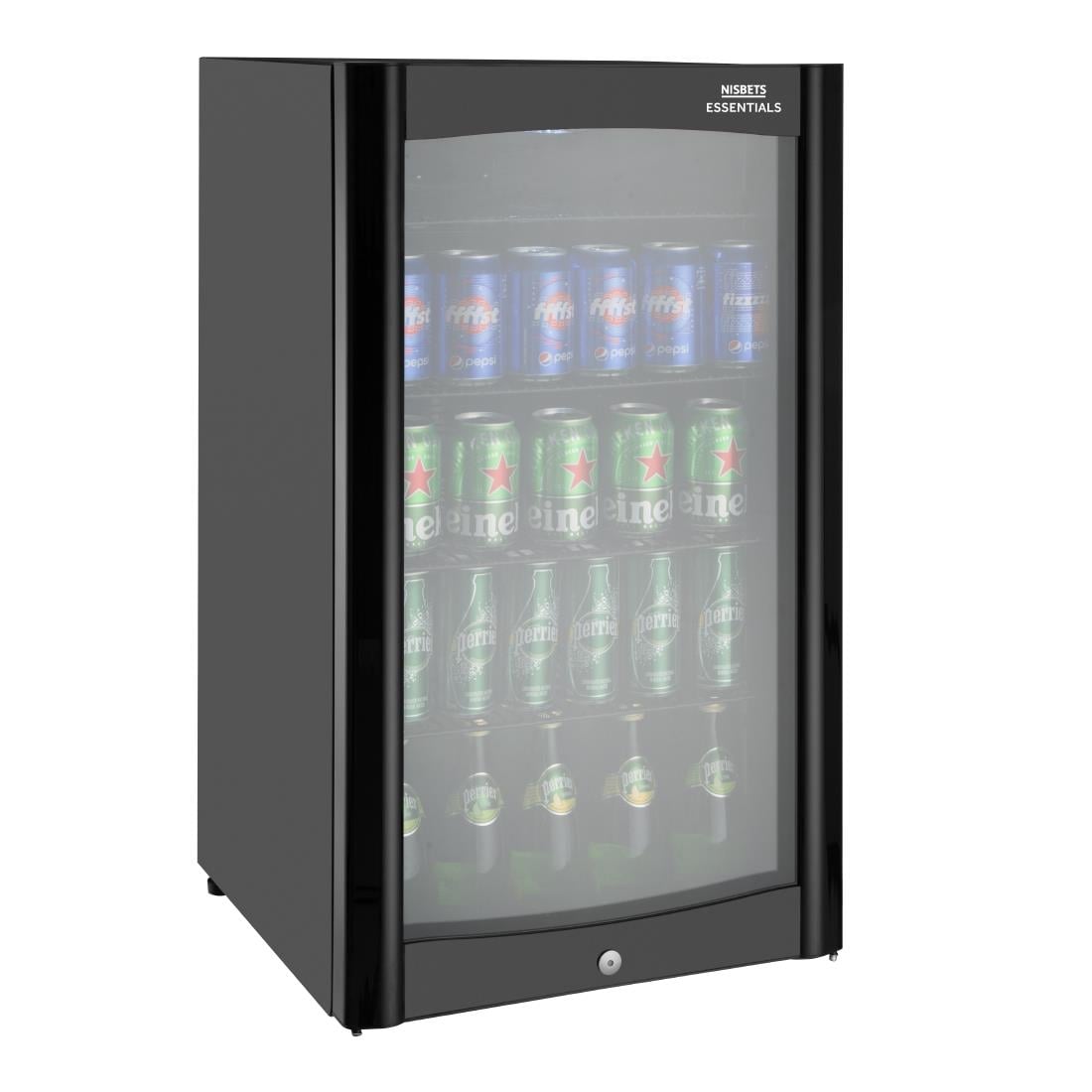 HY599 Nisbets Essentials Enkele Deur Barkoeler 98Ltr