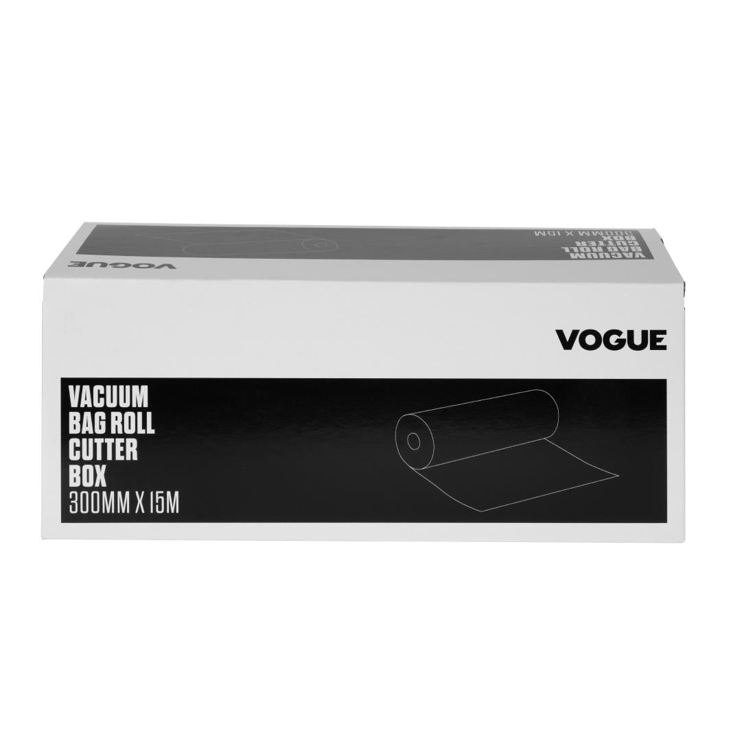 GF428 Vogue vacumeerzakken op rol met dispenser 30cm x 15m