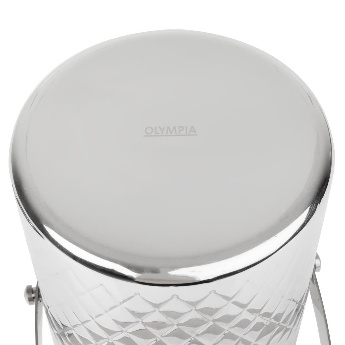 HY134 Olympia Geo Dubbelwandige Ijsemmer Roestvrij Staal - 2Ltr