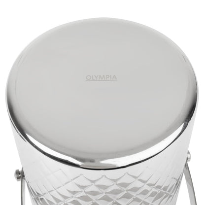 HY134 Olympia Geo Dubbelwandige Ijsemmer Roestvrij Staal - 2Ltr