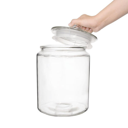 SA725 Olympia Biscotti Glazen Potten Set 6,3Ltr en 3,8Ltr
