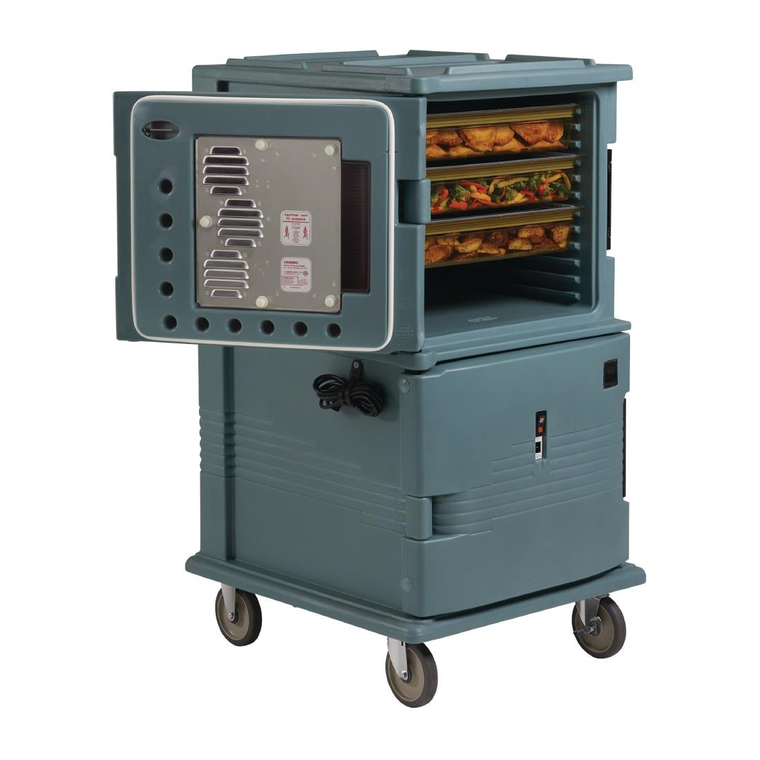 DB104 Cambro elektrische verwarmde geïsoleerde transportwagen 114Ltr