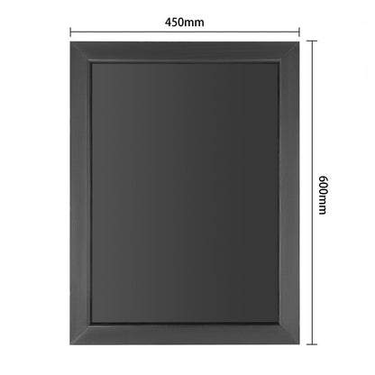 CU990 Olympia wandplaat zwart houten frame 450x600mm